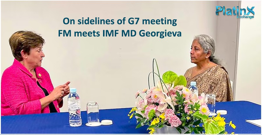 On sidelines of G7 meeting FM meets IMF MD Georgieva