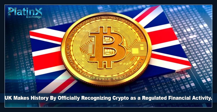 UK Makes History By Officially Recognizing Crypto as a Regulated Financial Activity